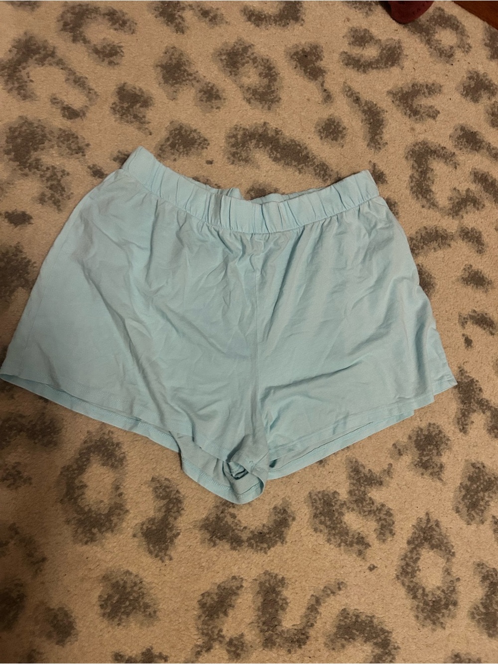wild fable Sky Blue Elastic Waist Athletic Shorts